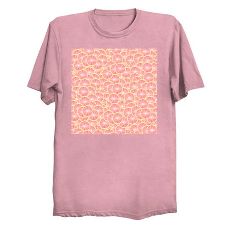 All Over Pink Grapefruit Citrus Slice Pattern tiny thumbnail