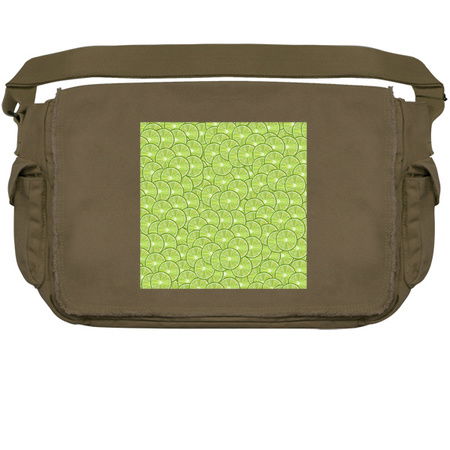 All Over Green Lime Citrus Slice Pattern tiny thumbnail