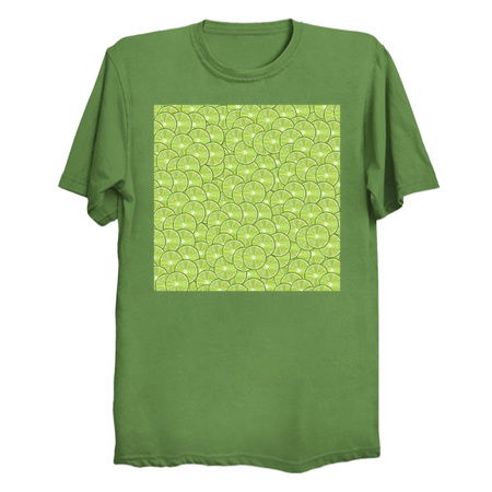 All Over Green Lime Citrus Slice Pattern tiny thumbnail