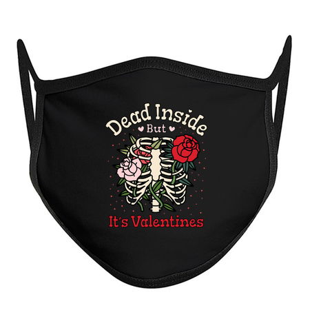 Dead Inside but It's Valentines - Funny Skeleton Valentine tiny thumbnail