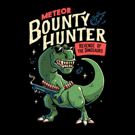 Meteor Bounty Hunter T-Rex Dinosaur by Tobe Fonseca - NeatoShop