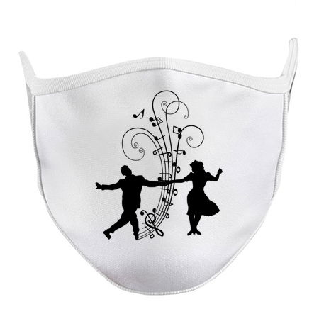 1940s Swing Dancers Music Silhouettes tiny thumbnail