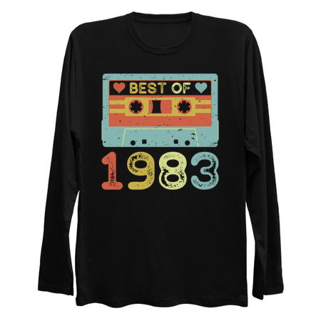 40th Birthday Best of 1983 Cassette Tape Vintage tiny thumbnail