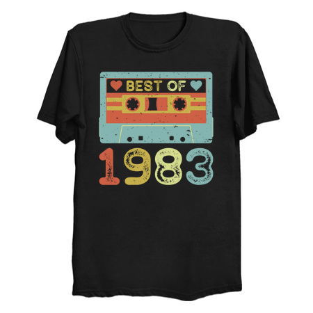 40th Birthday Best of 1983 Cassette Tape Vintage tiny thumbnail