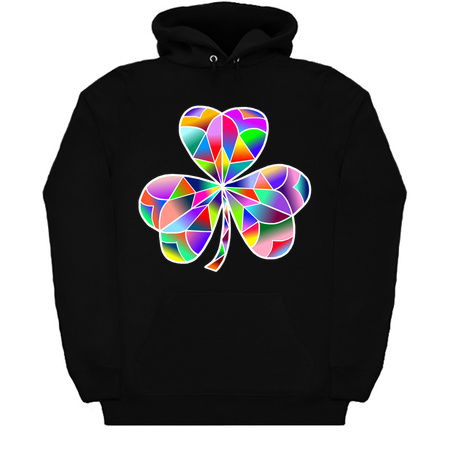 Lucky Stain Glass Rainbow Irish Clover tiny thumbnail