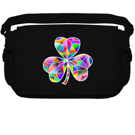 Lucky Stain Glass Rainbow Irish Clover tiny thumbnail