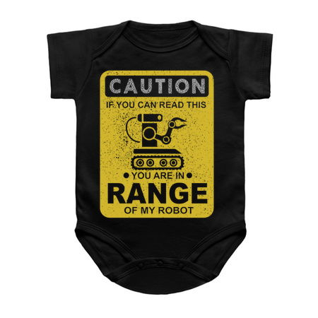 Caution You Are in Range of My Robot - Funny tiny thumbnail