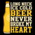 long neck ice cold beer never broke my heart tiny thumbnail