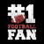 Number 1 Football Fan - American Football tiny thumbnail
