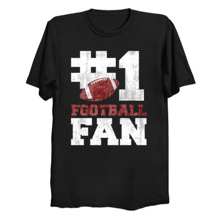 Number 1 Football Fan - American Football tiny thumbnail