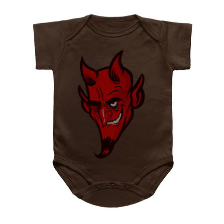 Funny Retro Horny Winking Devil Head T-Shirt tiny thumbnail