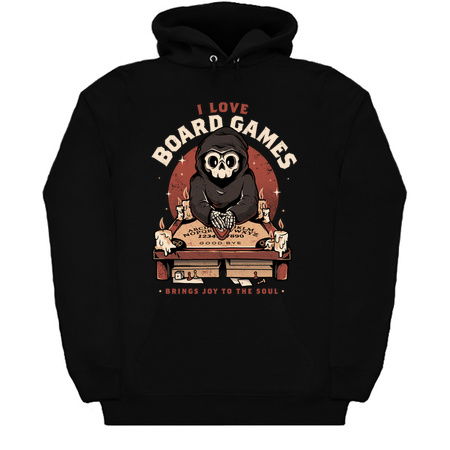 I Love Board Games - Funny Creepy Skull Gift tiny thumbnail