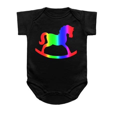 Rainbow Rocking Horse Silhouette tiny thumbnail