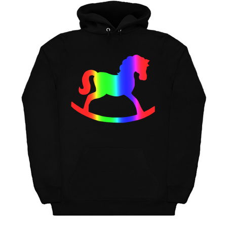 Rainbow Rocking Horse Silhouette tiny thumbnail