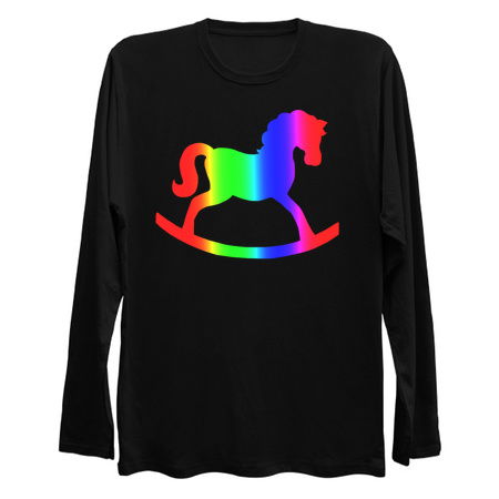 Rainbow Rocking Horse Silhouette tiny thumbnail