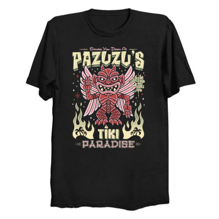 Pazuzu Tiki Bar - Creepy Cute Exorcist Demon - Hawaii Island Vacation tiny thumbnail