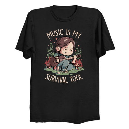 Music is My Survival Tool - Cute Game Geek Gift tiny thumbnail