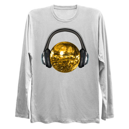 Gold Disco Ball with Headphones tiny thumbnail