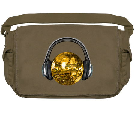 Gold Disco Ball with Headphones tiny thumbnail