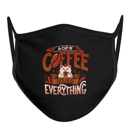 A Cup Of Coffee Solves Everything - Funny Quotes Gift tiny thumbnail
