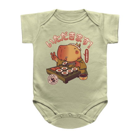 Sushi Chef Cute Capybara by Tobe Fonseca tiny thumbnail