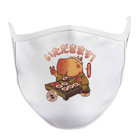 Sushi Chef Cute Capybara by Tobe Fonseca tiny thumbnail