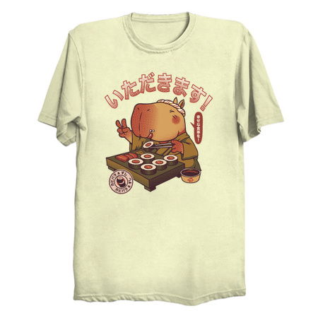 Sushi Chef Cute Capybara by Tobe Fonseca tiny thumbnail