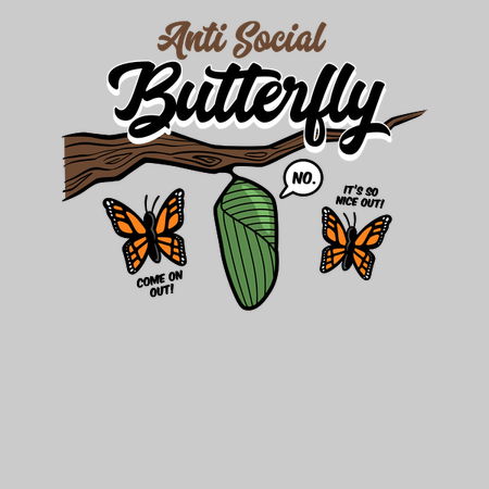 Anti social butterfly outlet green hoodie