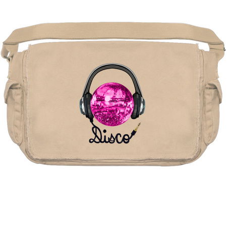 Pink Disco Ball Music Headphones tiny thumbnail