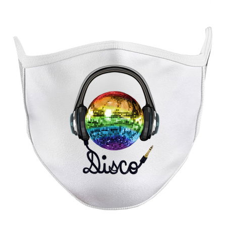Pride Rainbow Disco Ball Headphone tiny thumbnail