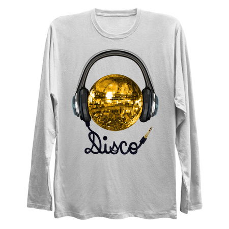 Gold Disco Ball Music Headphones tiny thumbnail