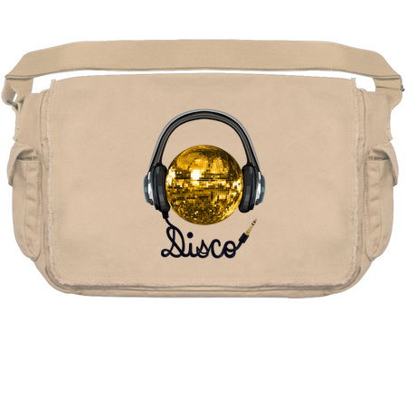 Gold Disco Ball Music Headphones tiny thumbnail