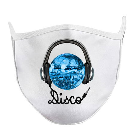 Blue Disco Ball Music Headphones tiny thumbnail