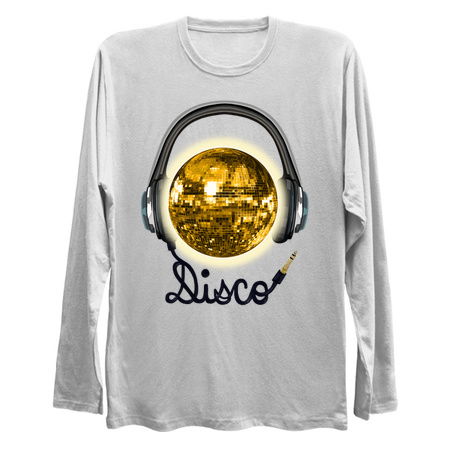 Retro Gold Sunny Disco Ball with Headphones tiny thumbnail
