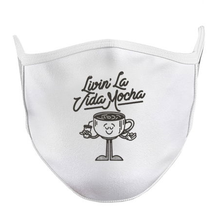 Livin' La Vida Mocha Funny Coffee Cartoon tiny thumbnail