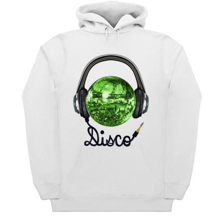 1970s Green Disco Ball Music Headphones tiny thumbnail