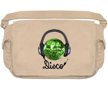 1970s Green Disco Ball Music Headphones tiny thumbnail