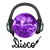 70s Music Purple Disco Ball Headphones tiny thumbnail
