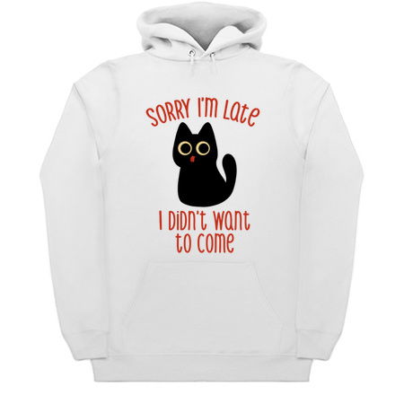 Sorry I'm Late I Didn't Want to Come Black Cat by Tobe Fonseca tiny thumbnail