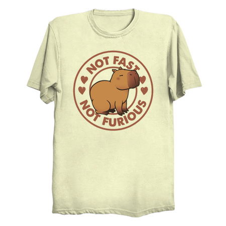 Not Fast Not Furious Capybara by Tobe Fonseca tiny thumbnail