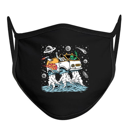 Astronaut and Alien Drive Space Car tiny thumbnail