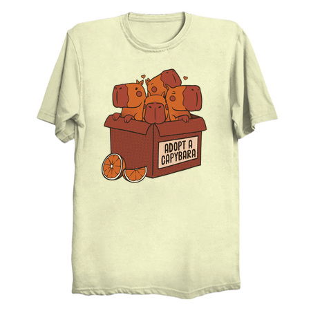 Adopt a Capybara Kawaii Capy by Tobe Fonseca tiny thumbnail