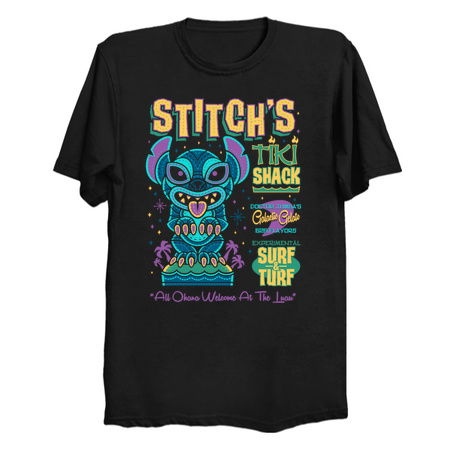 Stitch Tiki Shack - Creepy Cute - Vintage Retro Surf Vacation tiny thumbnail