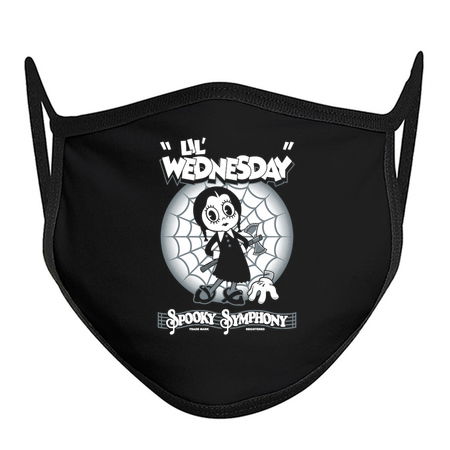 Lil Wednesday - Creepy Cute - Spooky Goth - Vintage Cartoon tiny thumbnail