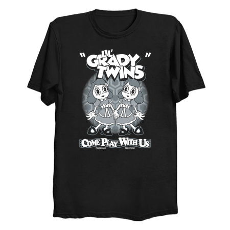 Lil Grady Twins - Creepy Cute - Spooky Goth Horror - Vintage Cartoon tiny thumbnail