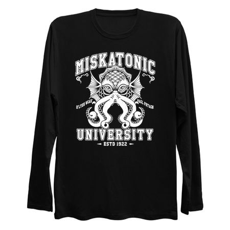 White Miskatonic University - Vintage Distressed College - Cthulhu tiny thumbnail