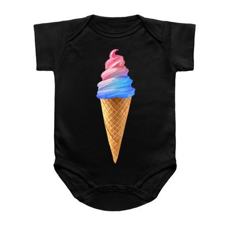 Pink Blue Cotton Candy Ice Cream Cone tiny thumbnail