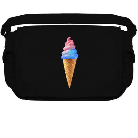 Pink Blue Cotton Candy Ice Cream Cone tiny thumbnail