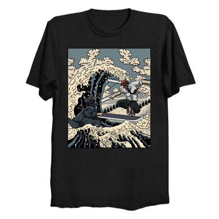 Chainsaw Man vs Katana Man The Fight Great Wave - V2 tiny thumbnail
