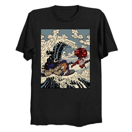 Luffy vs Kaido The Fight Great Wave - V2 - NeatoShop